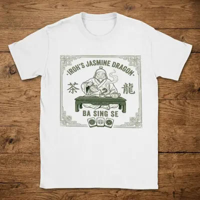 Cotton T-Shirt Iroh Jasmine Dragon Vintage Ba Sing Se